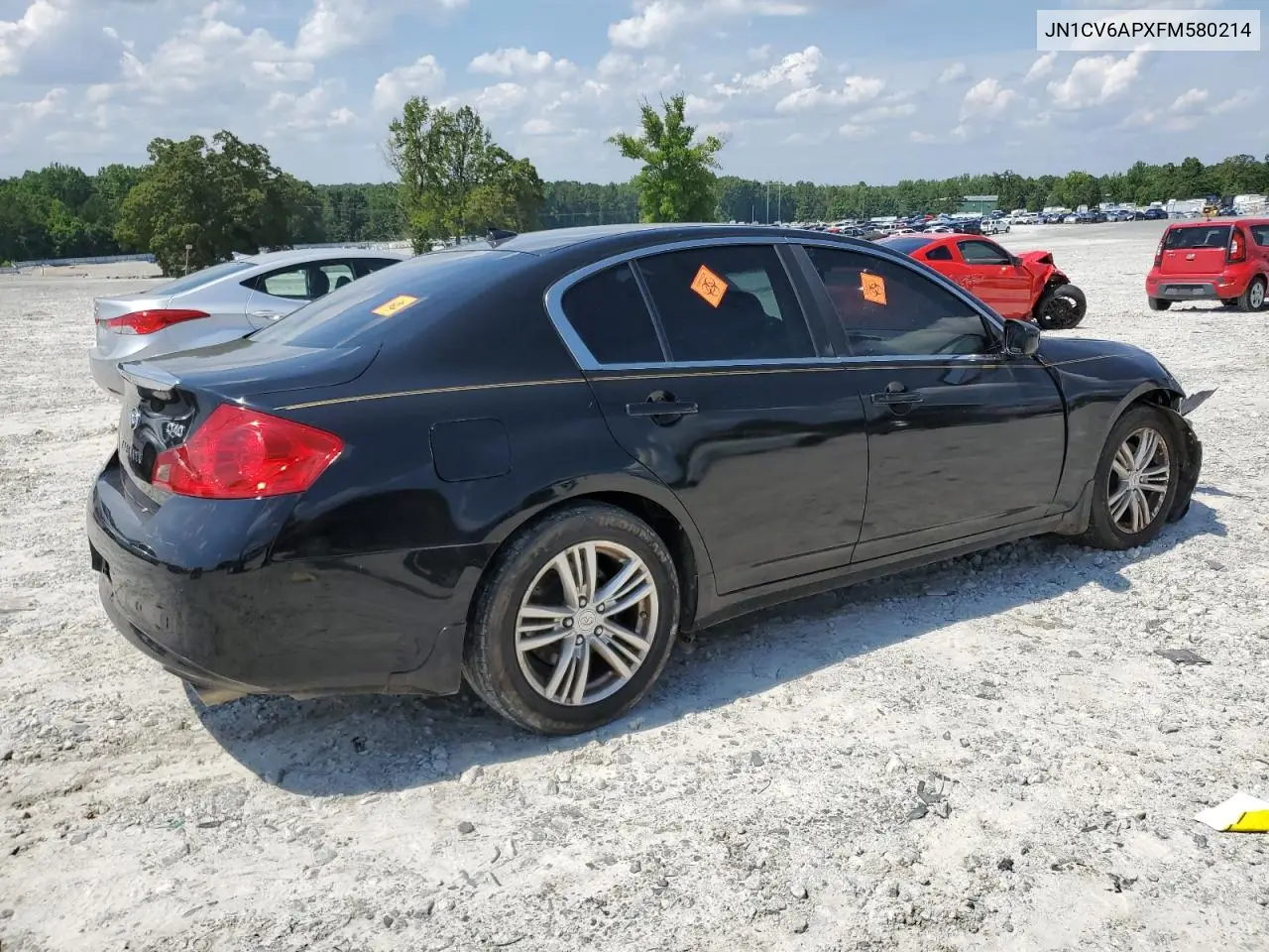 2015 Infiniti Q40 VIN: JN1CV6APXFM580214 Lot: 60105085