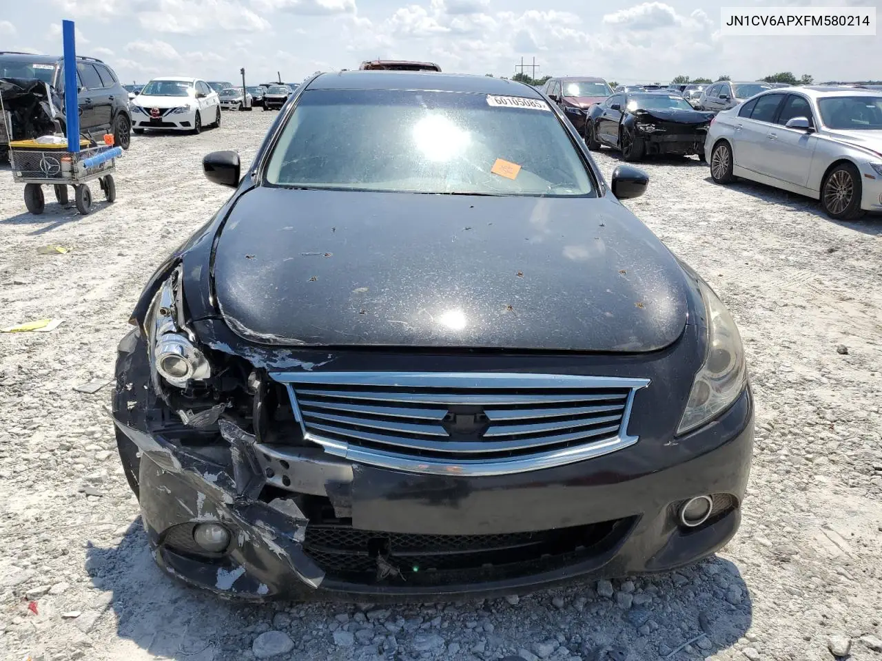 2015 Infiniti Q40 VIN: JN1CV6APXFM580214 Lot: 60105085