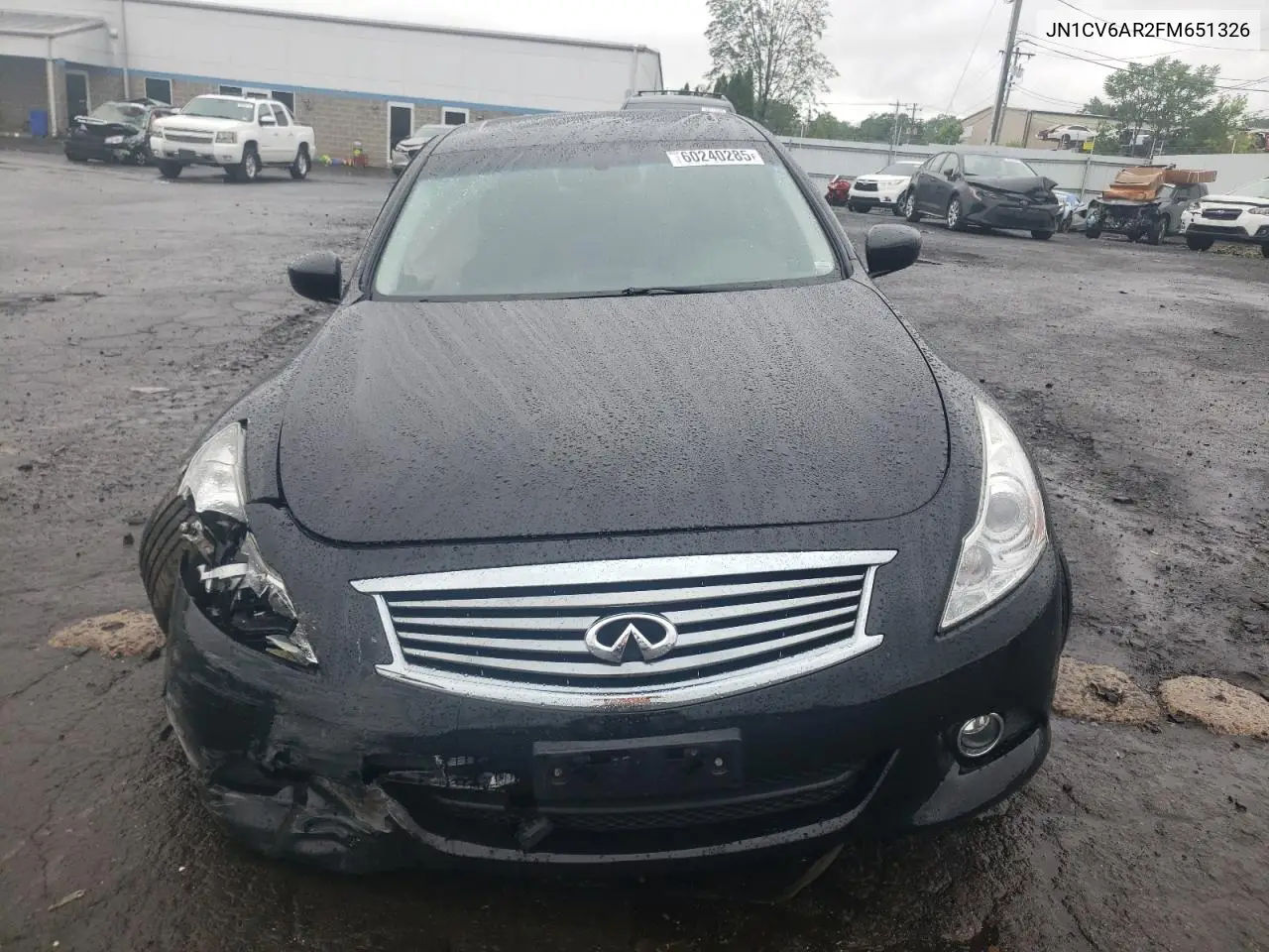 2015 Infiniti Q40 VIN: JN1CV6AR2FM651326 Lot: 60240285
