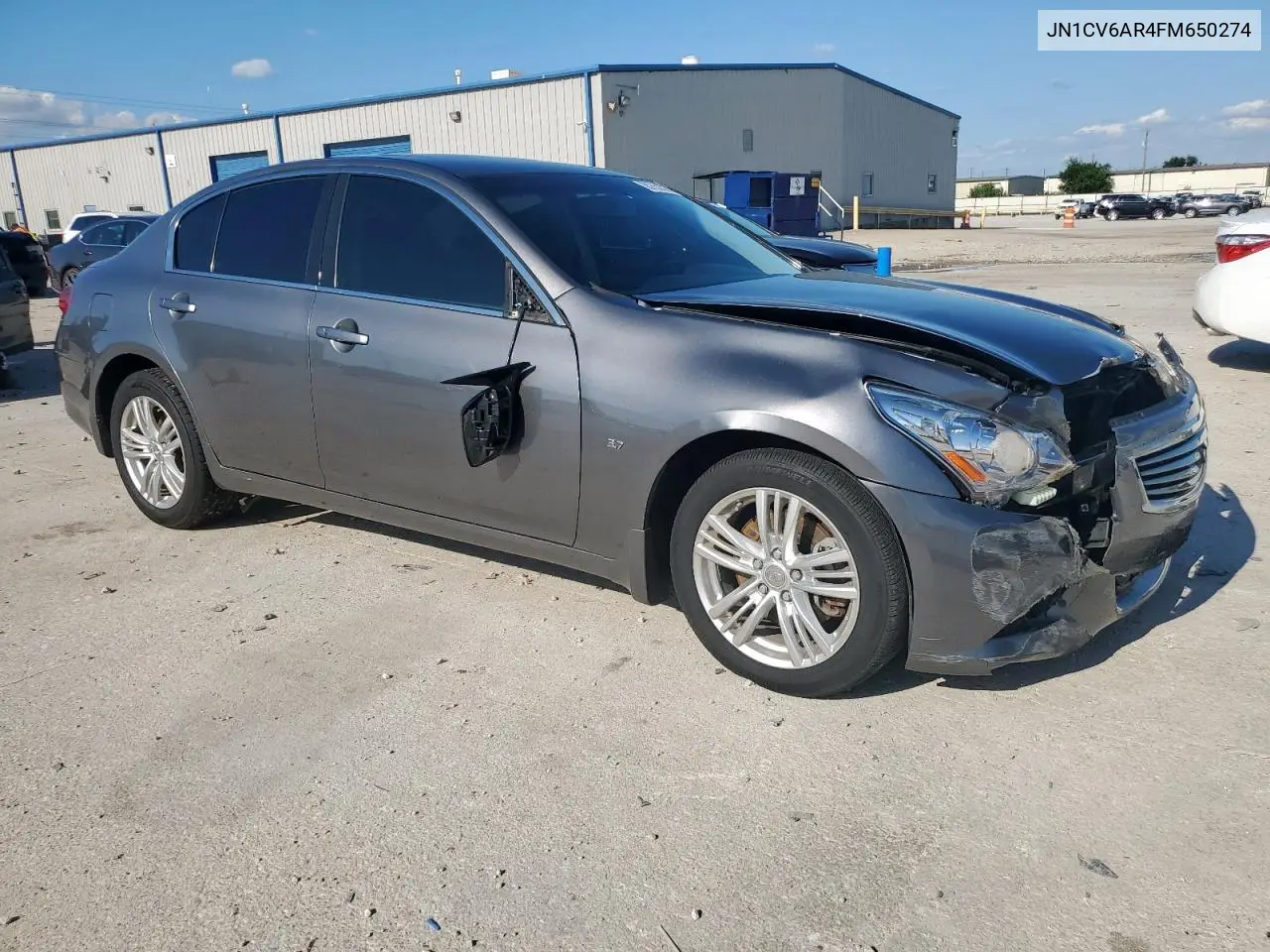 2015 Infiniti Q40 VIN: JN1CV6AR4FM650274 Lot: 60250305