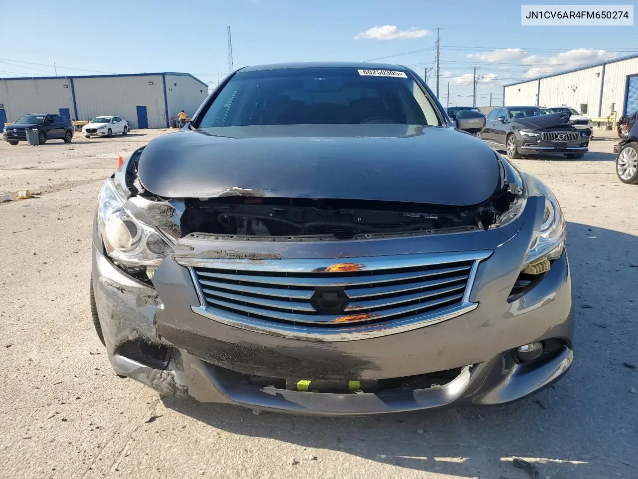 2015 Infiniti Q40 VIN: JN1CV6AR4FM650274 Lot: 60250305