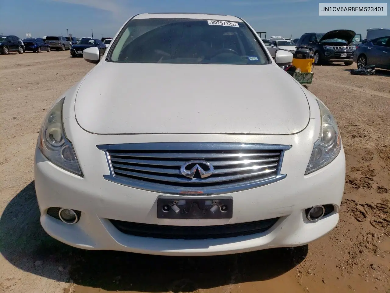 2015 Infiniti Q40 VIN: JN1CV6AR8FM523401 Lot: 60757125