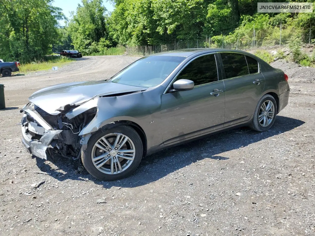 2015 Infiniti Q40 VIN: JN1CV6AR6FM521470 Lot: 60980525