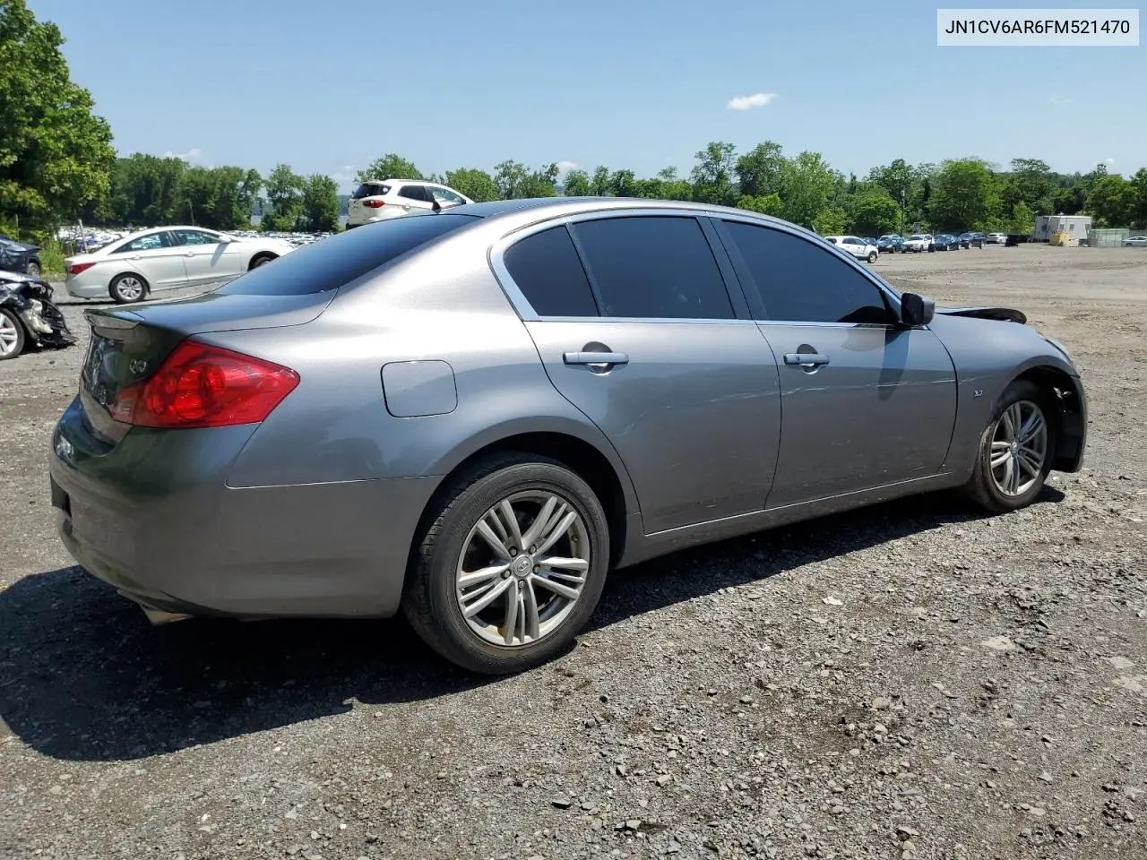 2015 Infiniti Q40 VIN: JN1CV6AR6FM521470 Lot: 60980525