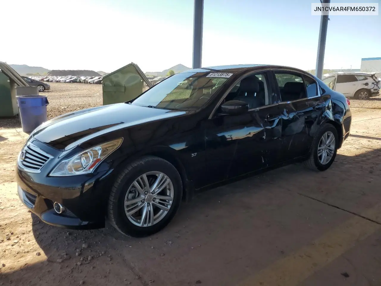 2015 Infiniti Q40 VIN: JN1CV6AR4FM650372 Lot: 61213875