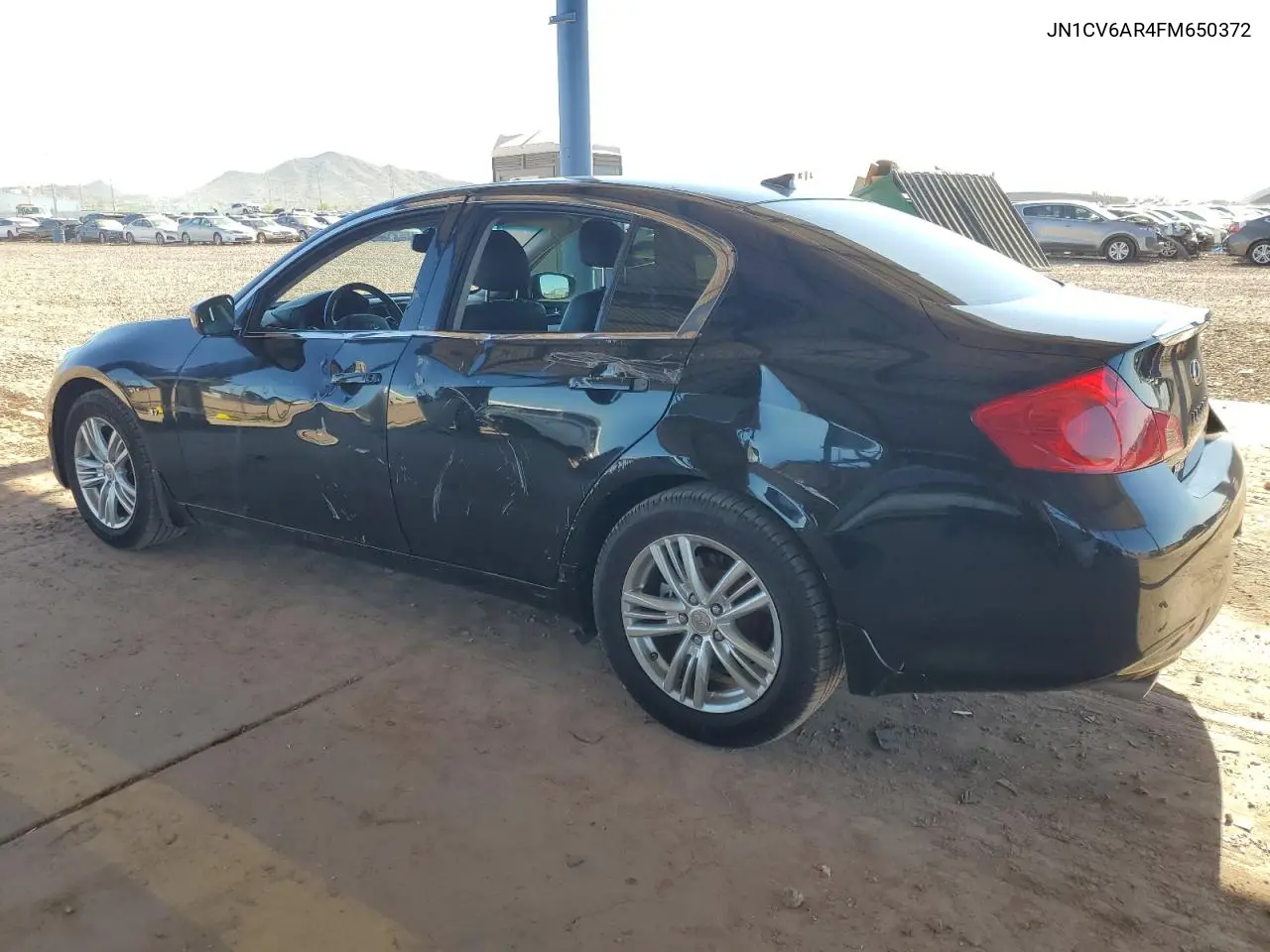 2015 Infiniti Q40 VIN: JN1CV6AR4FM650372 Lot: 61213875