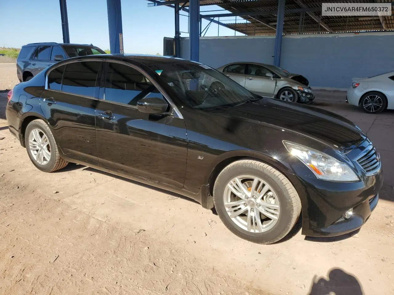 2015 Infiniti Q40 VIN: JN1CV6AR4FM650372 Lot: 61213875