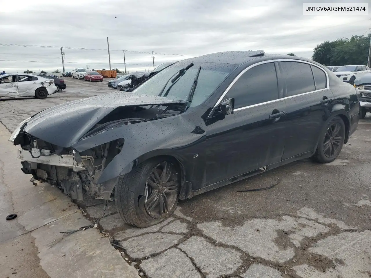 2015 Infiniti Q40 VIN: JN1CV6AR3FM521474 Lot: 61289675