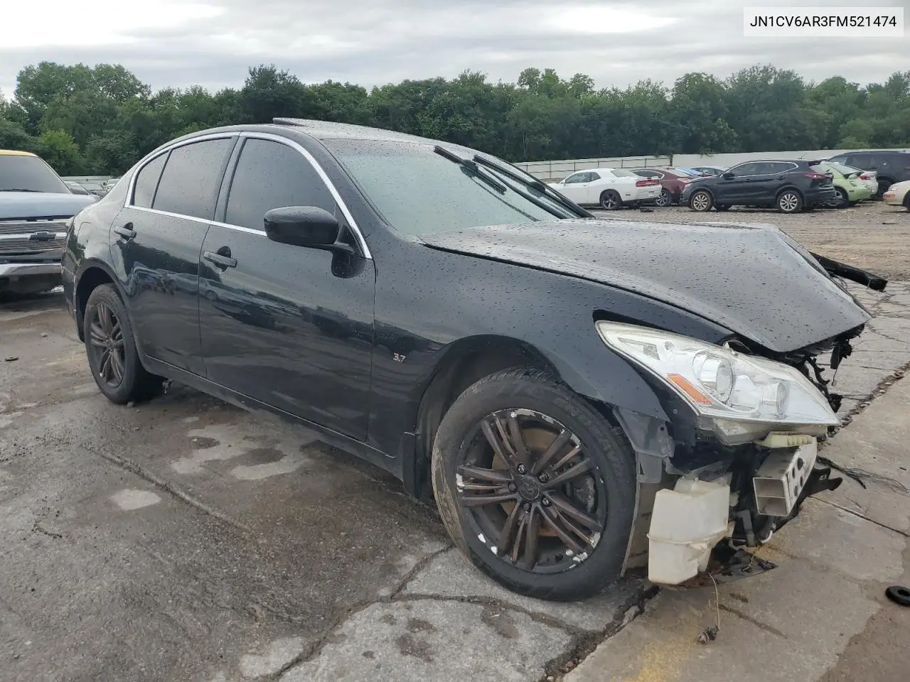 2015 Infiniti Q40 VIN: JN1CV6AR3FM521474 Lot: 61289675