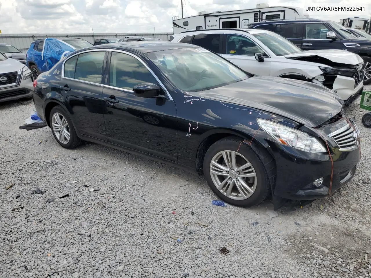 2015 Infiniti Q40 VIN: JN1CV6AR8FM522541 Lot: 61760175