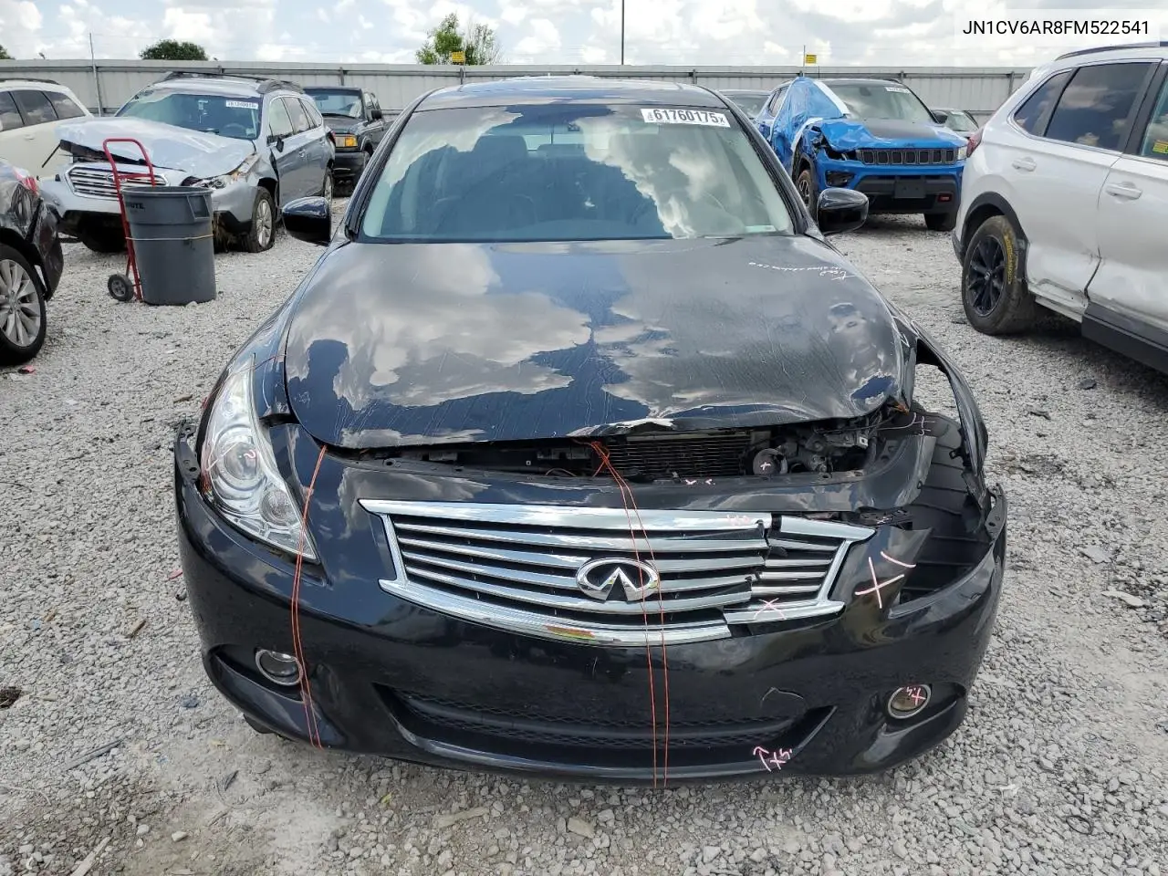 2015 Infiniti Q40 VIN: JN1CV6AR8FM522541 Lot: 61760175