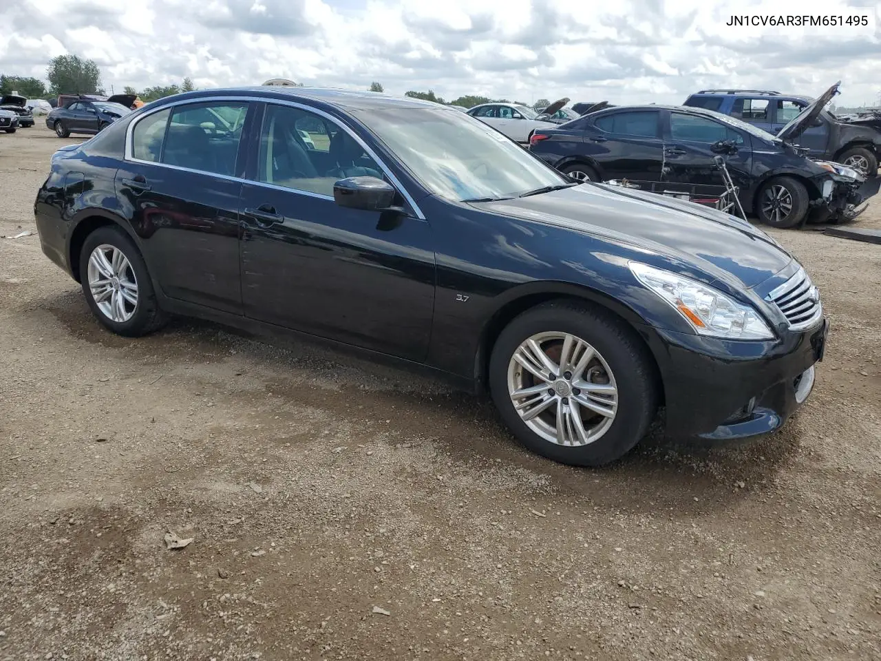 2015 Infiniti Q40 VIN: JN1CV6AR3FM651495 Lot: 62735175