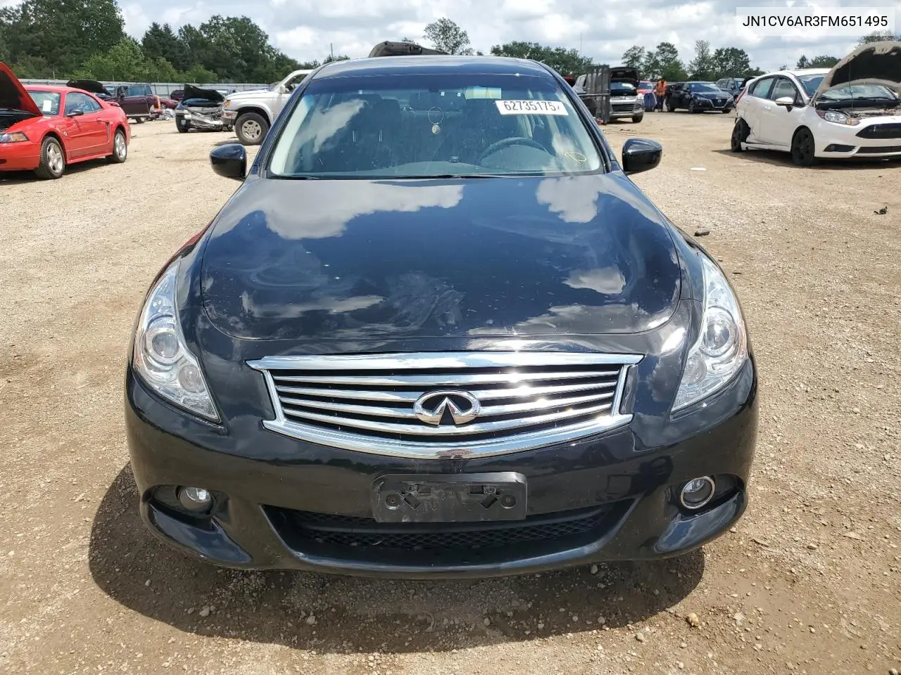 2015 Infiniti Q40 VIN: JN1CV6AR3FM651495 Lot: 62735175