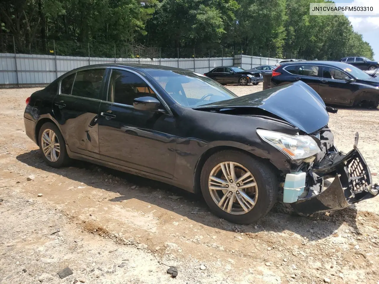 2015 Infiniti Q40 VIN: JN1CV6AP6FM503310 Lot: 62762575