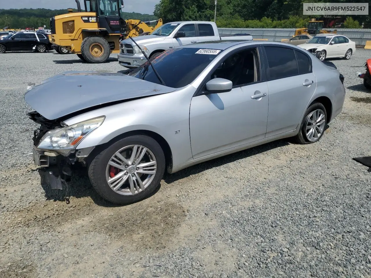 2015 Infiniti Q40 VIN: JN1CV6AR9FM522547 Lot: 62990555