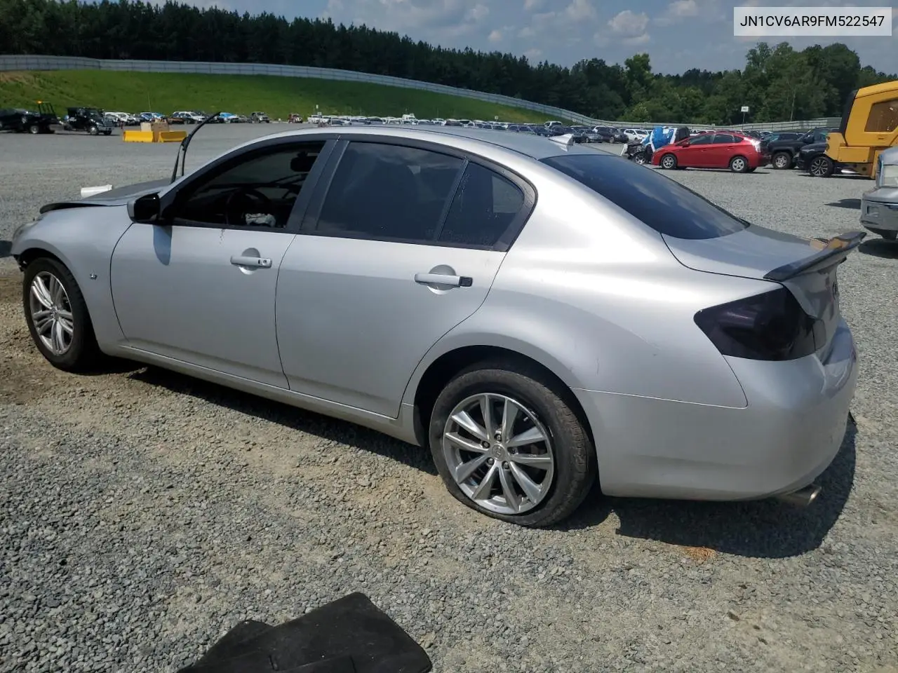 2015 Infiniti Q40 VIN: JN1CV6AR9FM522547 Lot: 62990555