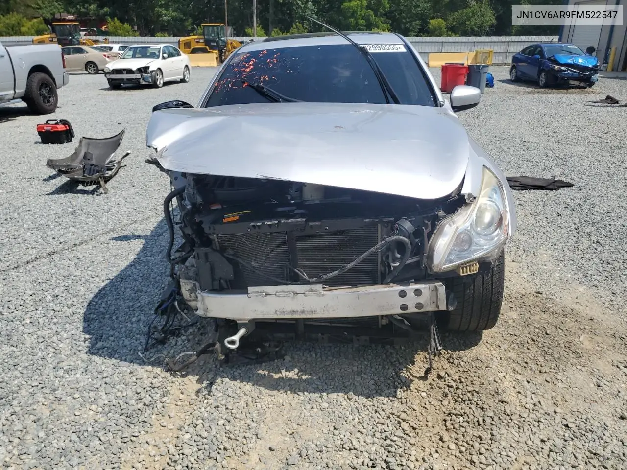 2015 Infiniti Q40 VIN: JN1CV6AR9FM522547 Lot: 62990555