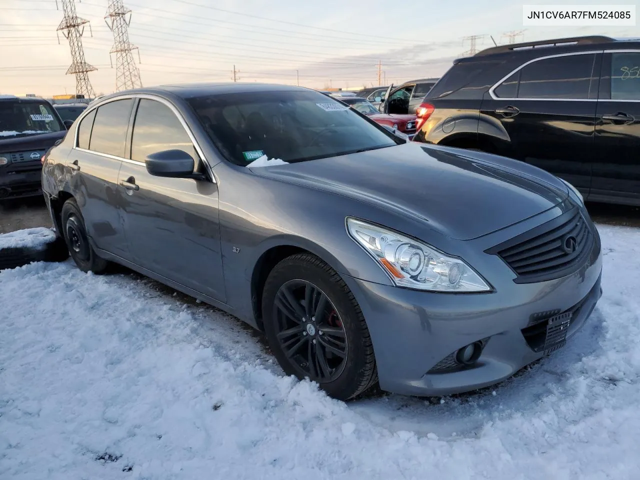 2015 Infiniti Q40 VIN: JN1CV6AR7FM524085 Lot: 84833074