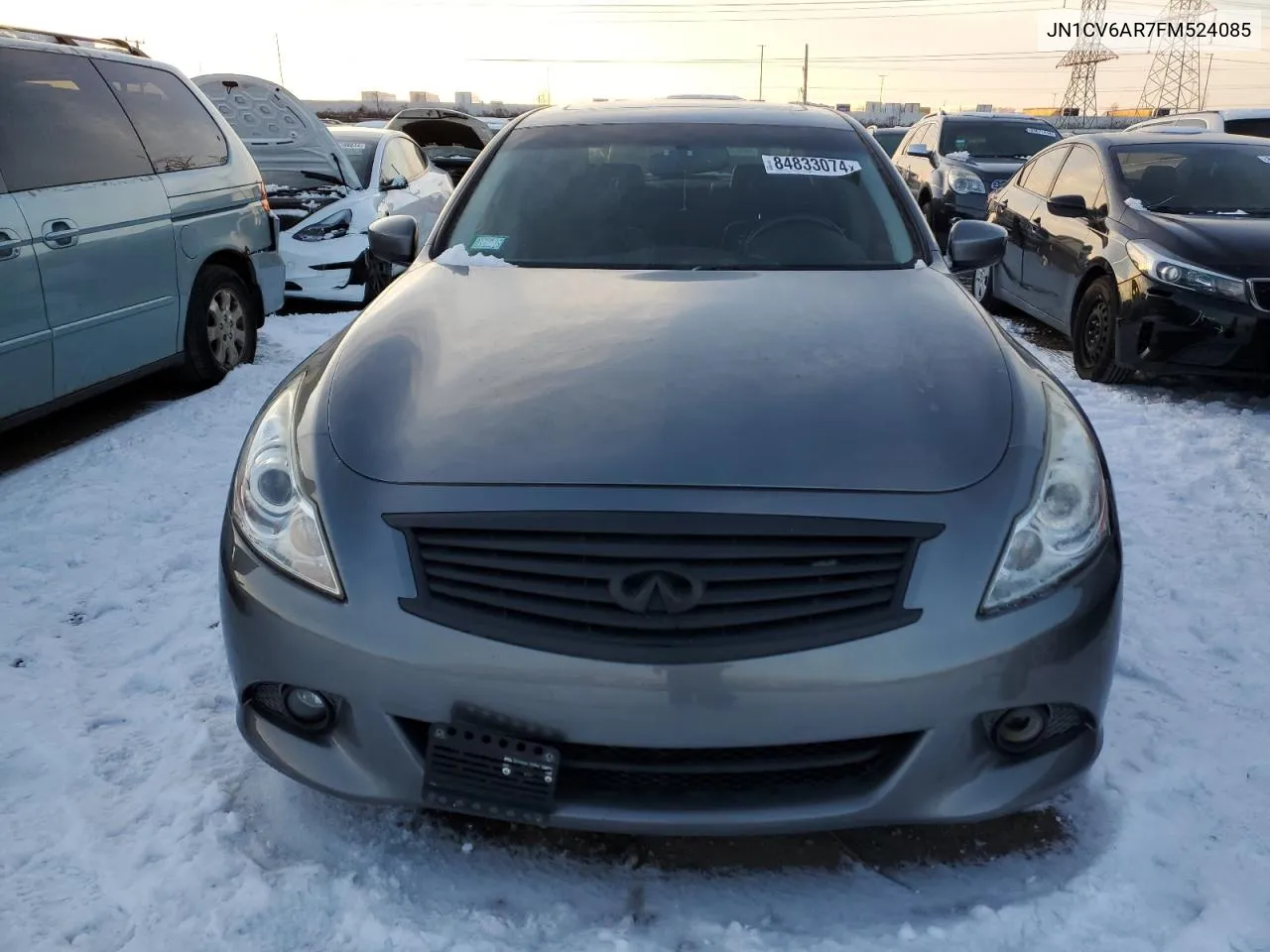 2015 Infiniti Q40 VIN: JN1CV6AR7FM524085 Lot: 84833074