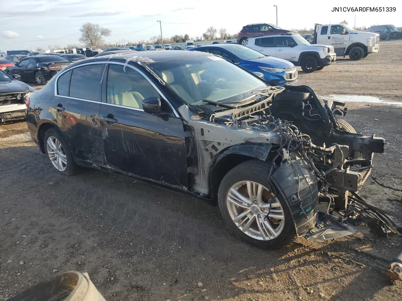 2015 Infiniti Q40 VIN: JN1CV6AR0FM651339 Lot: 85115944