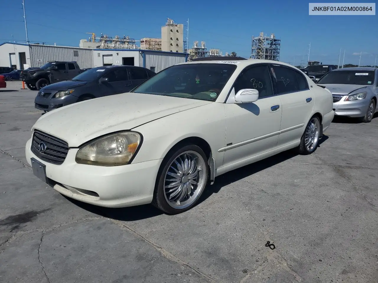 2002 Infiniti Q45 VIN: JNKBF01A02M000864 Lot: 51910195