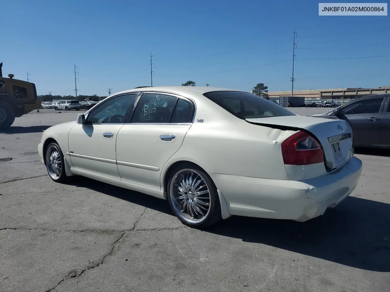 2002 Infiniti Q45 VIN: JNKBF01A02M000864 Lot: 51910195