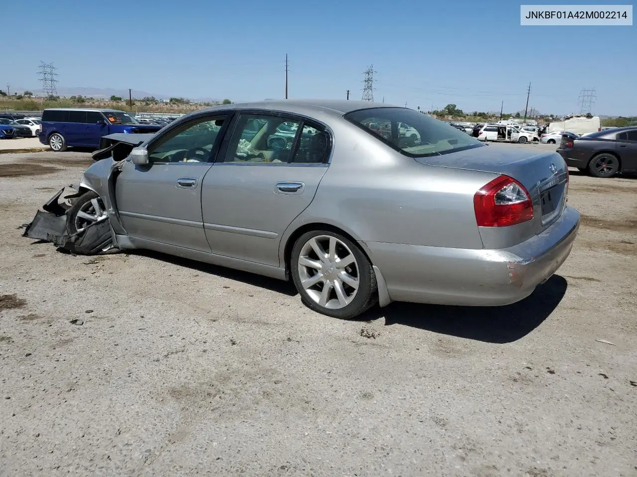 2002 Infiniti Q45 VIN: JNKBF01A42M002214 Lot: 62602075