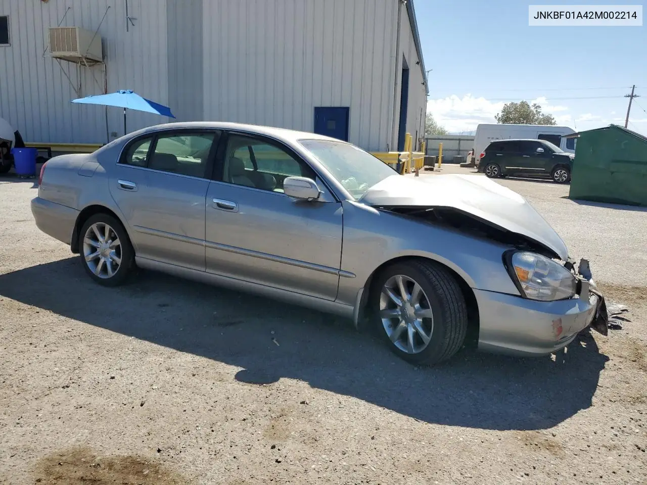 2002 Infiniti Q45 VIN: JNKBF01A42M002214 Lot: 62602075
