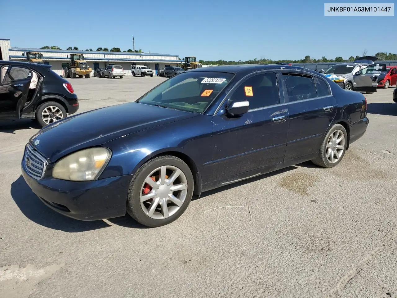 2003 Infiniti Q45 VIN: JNKBF01A53M101447 Lot: 53293135