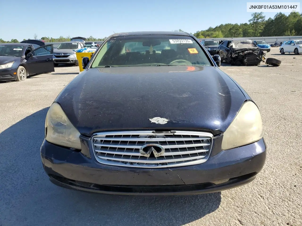 2003 Infiniti Q45 VIN: JNKBF01A53M101447 Lot: 53293135