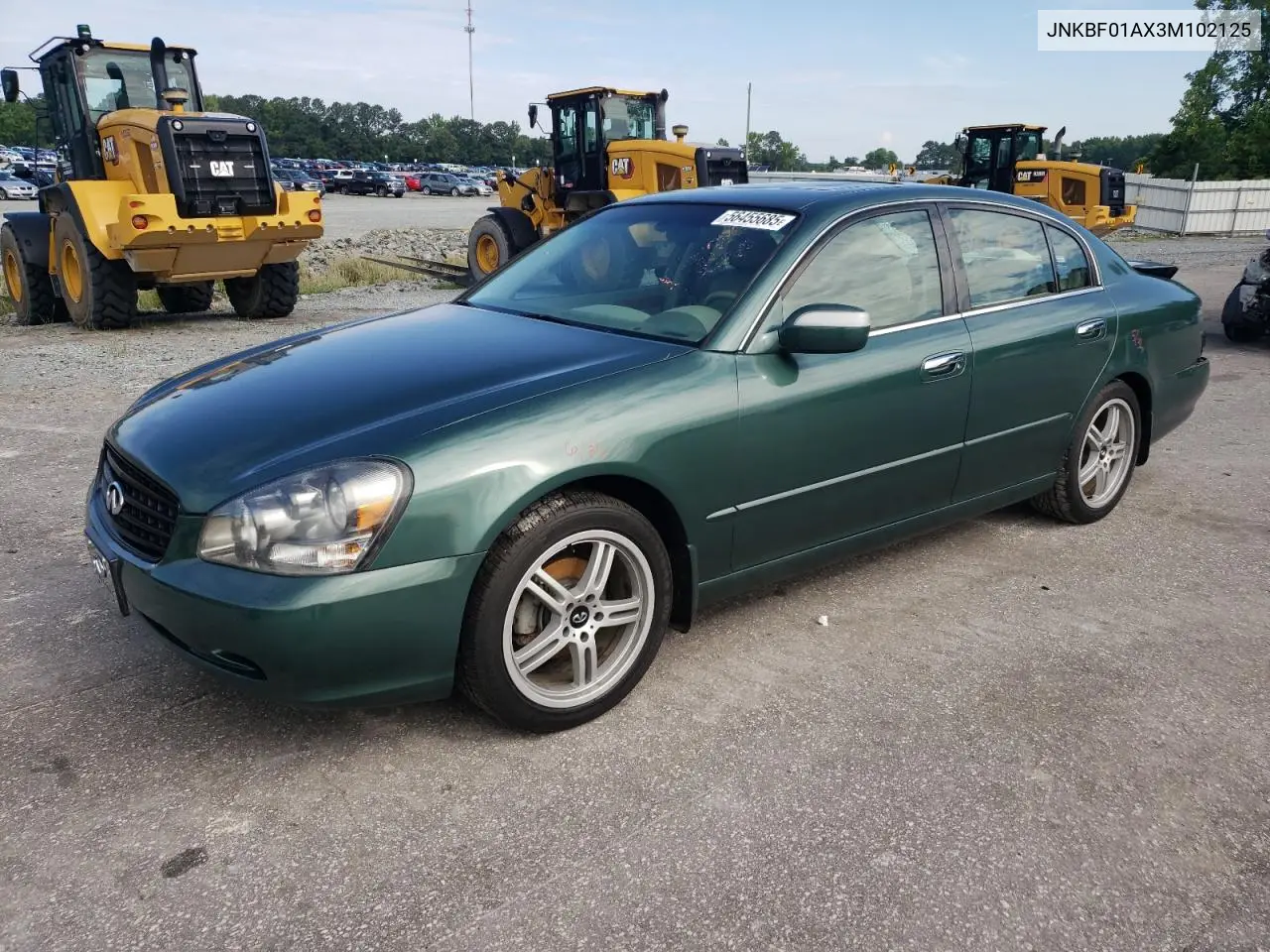 2003 Infiniti Q45 VIN: JNKBF01AX3M102125 Lot: 56455685