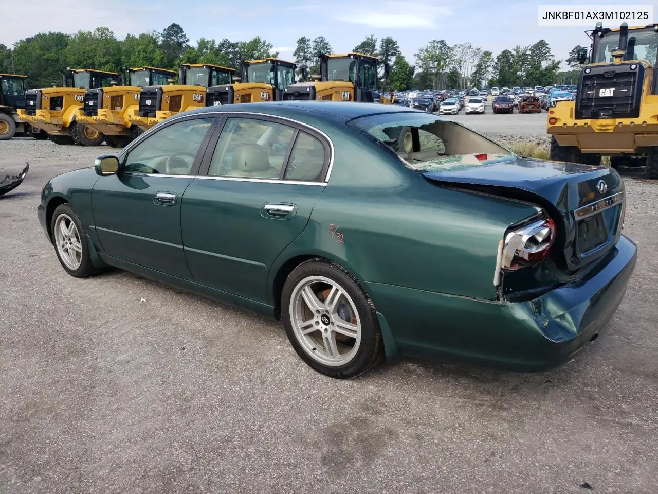 2003 Infiniti Q45 VIN: JNKBF01AX3M102125 Lot: 56455685