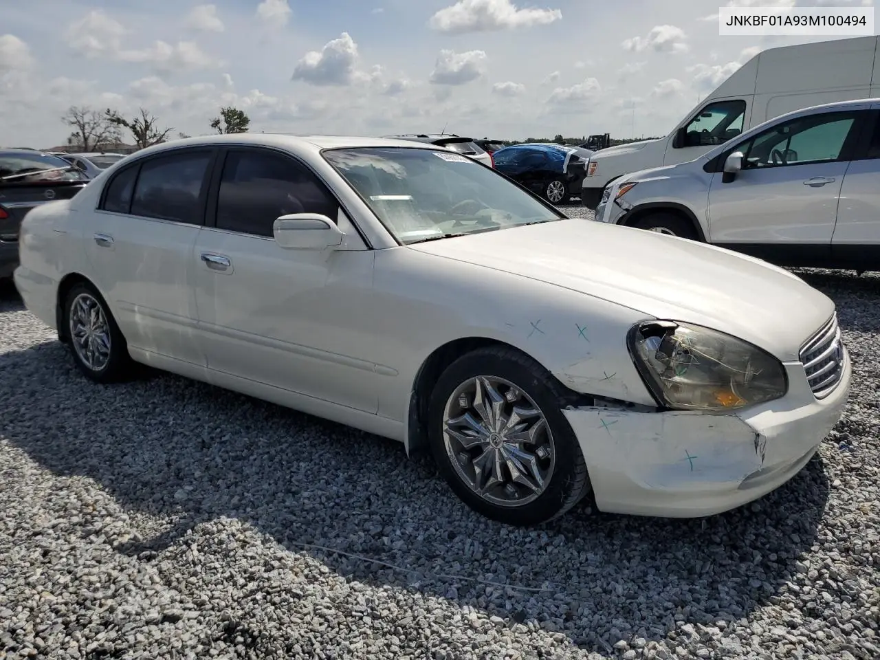 2003 Infiniti Q45 VIN: JNKBF01A93M100494 Lot: 63969145