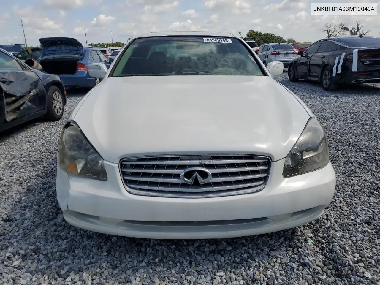 2003 Infiniti Q45 VIN: JNKBF01A93M100494 Lot: 63969145