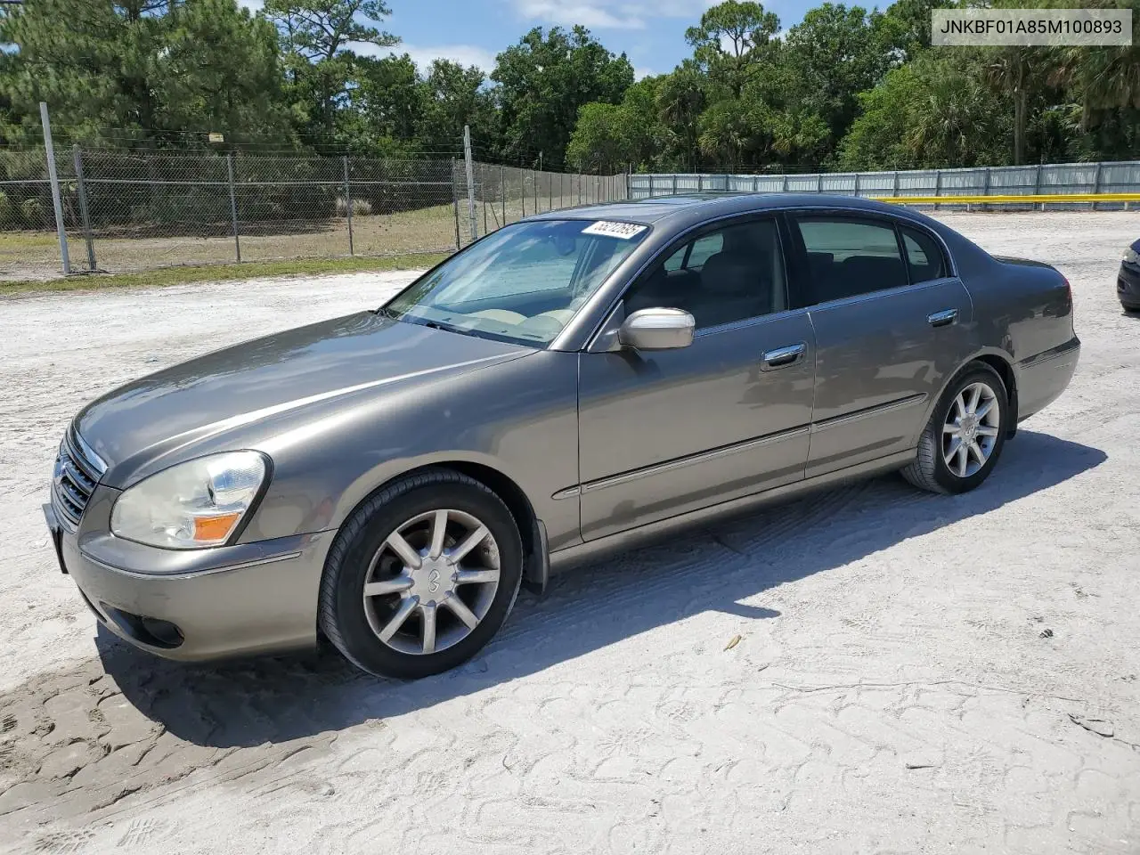 2005 Infiniti Q45 VIN: JNKBF01A85M100893 Lot: 55212695