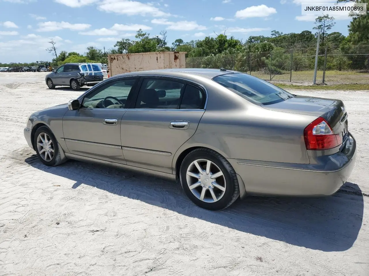 2005 Infiniti Q45 VIN: JNKBF01A85M100893 Lot: 55212695