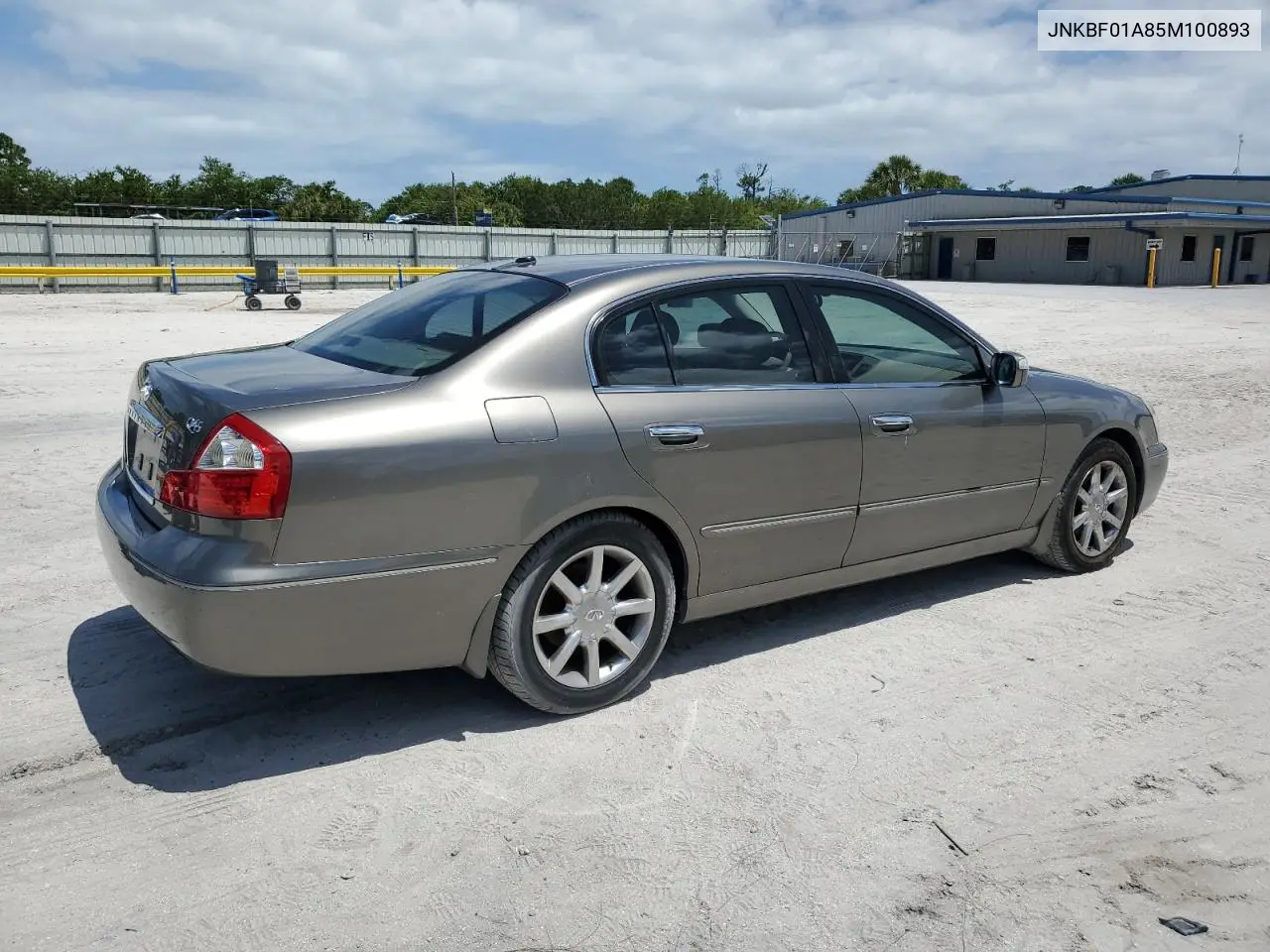 2005 Infiniti Q45 VIN: JNKBF01A85M100893 Lot: 55212695