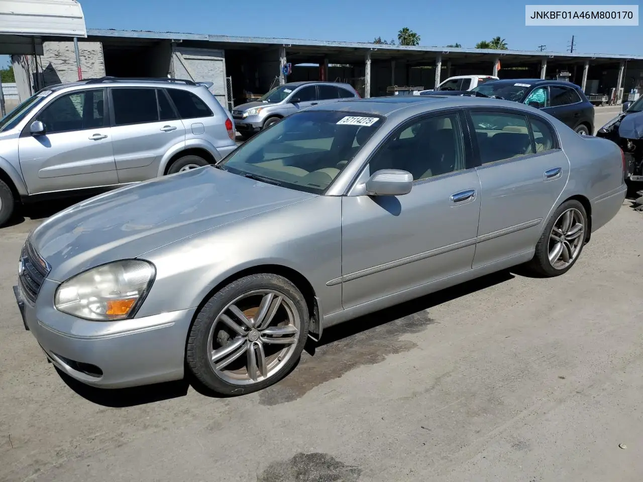 2006 Infiniti Q45 VIN: JNKBF01A46M800170 Lot: 57114275
