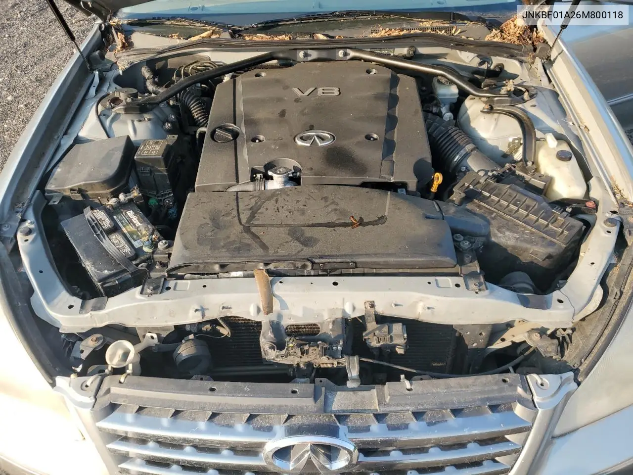 2006 Infiniti Q45 VIN: JNKBF01A26M800118 Lot: 58059135