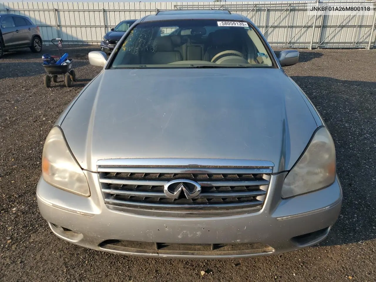2006 Infiniti Q45 VIN: JNKBF01A26M800118 Lot: 58059135