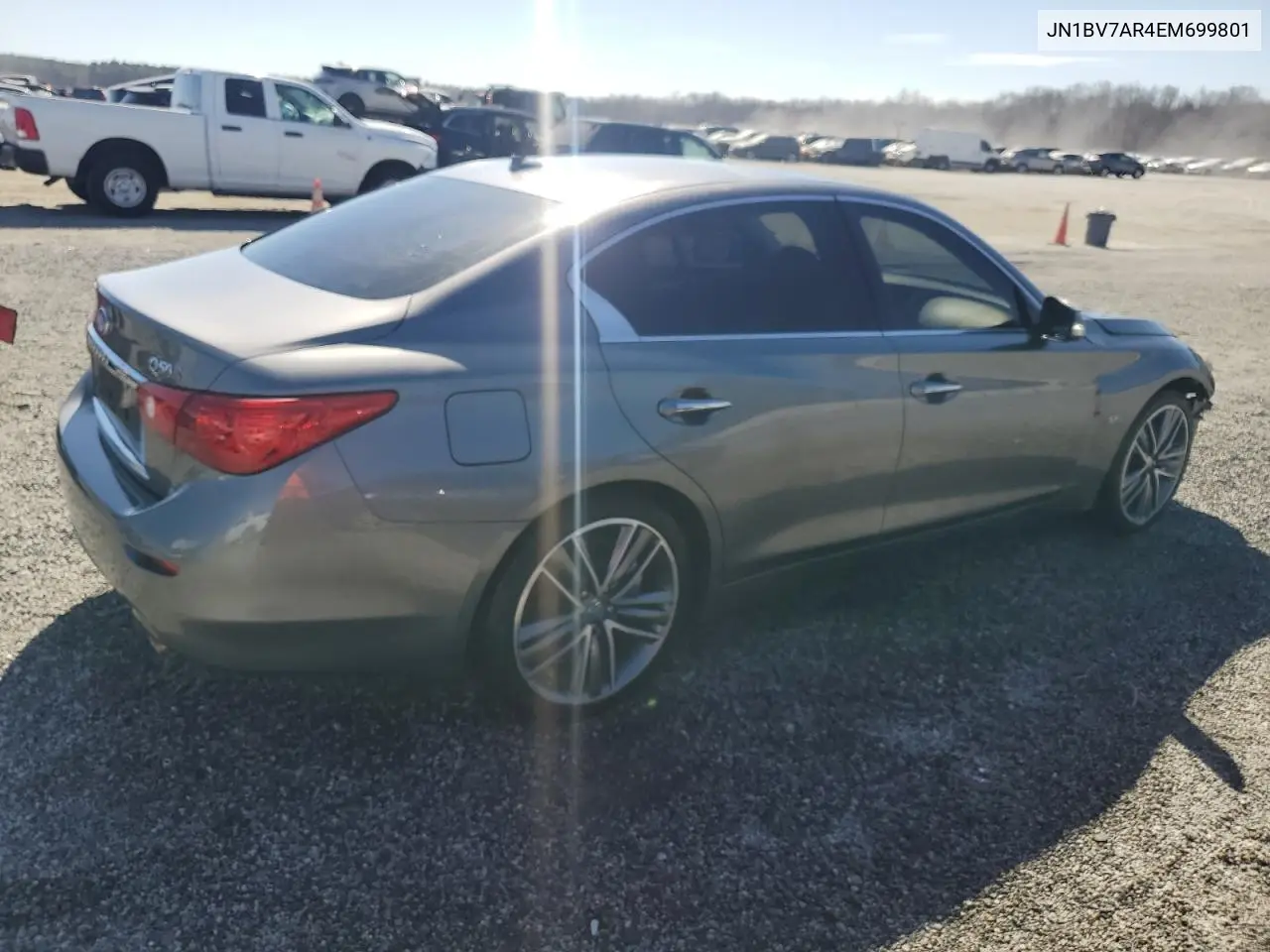 2014 Infiniti Q50 Base VIN: JN1BV7AR4EM699801 Lot: 46985345