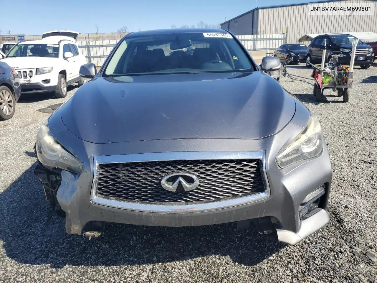 2014 Infiniti Q50 Base VIN: JN1BV7AR4EM699801 Lot: 46985345