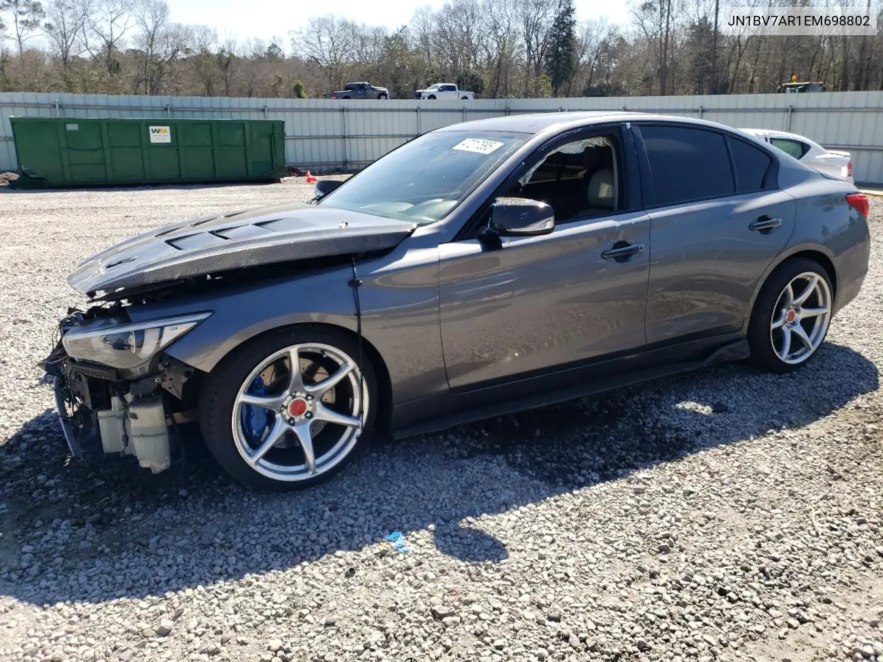 2014 Infiniti Q50 Base VIN: JN1BV7AR1EM698802 Lot: 47217895
