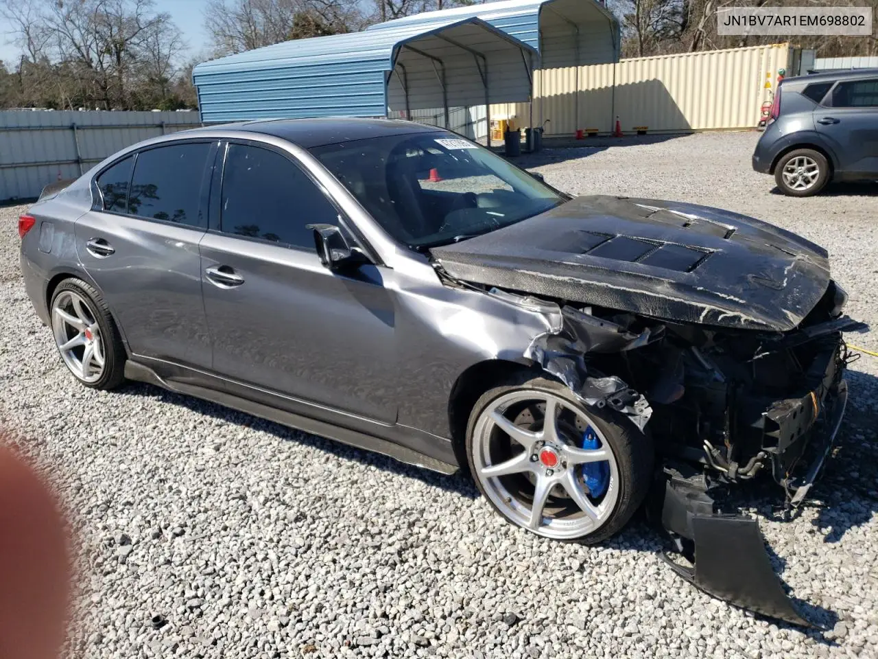2014 Infiniti Q50 Base VIN: JN1BV7AR1EM698802 Lot: 47217895