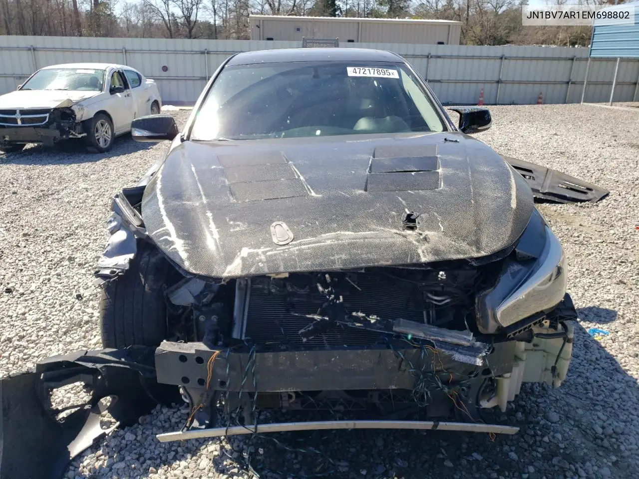 2014 Infiniti Q50 Base VIN: JN1BV7AR1EM698802 Lot: 47217895