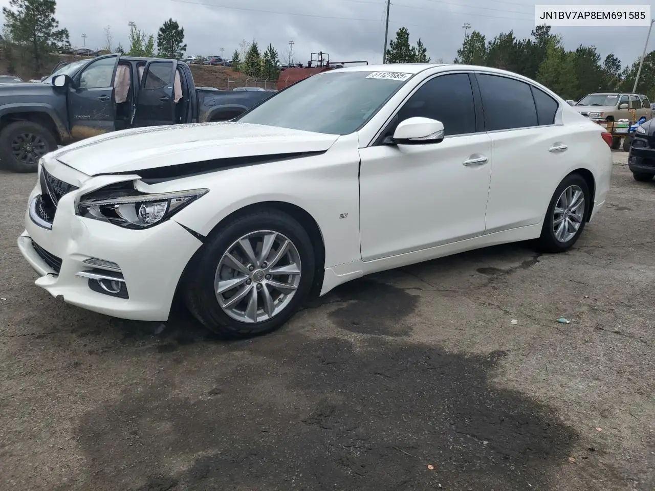 2014 Infiniti Q50 Base VIN: JN1BV7AP8EM691585 Lot: 51127685