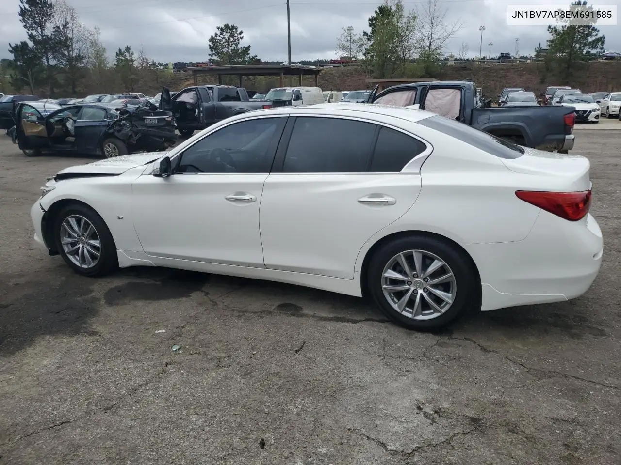 2014 Infiniti Q50 Base VIN: JN1BV7AP8EM691585 Lot: 51127685