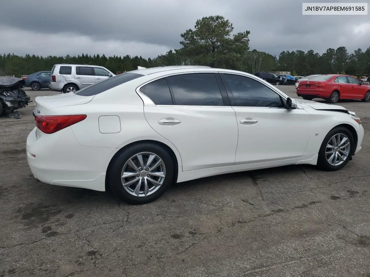 2014 Infiniti Q50 Base VIN: JN1BV7AP8EM691585 Lot: 51127685