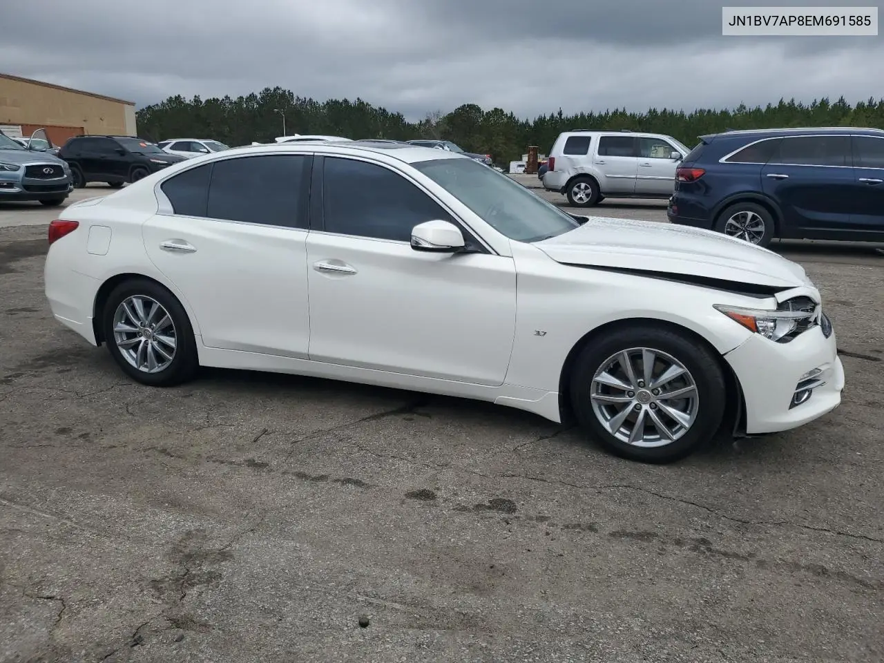 2014 Infiniti Q50 Base VIN: JN1BV7AP8EM691585 Lot: 51127685