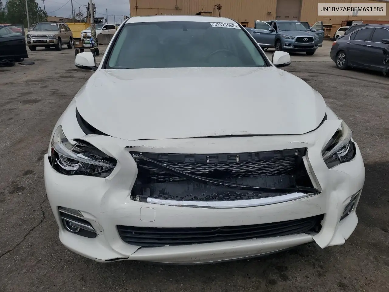 2014 Infiniti Q50 Base VIN: JN1BV7AP8EM691585 Lot: 51127685